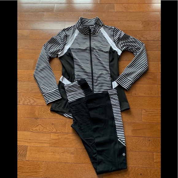 🖤Lululemon Run:Ice QueenPant-Mini Stripe🖤 - Picture 4 of 11